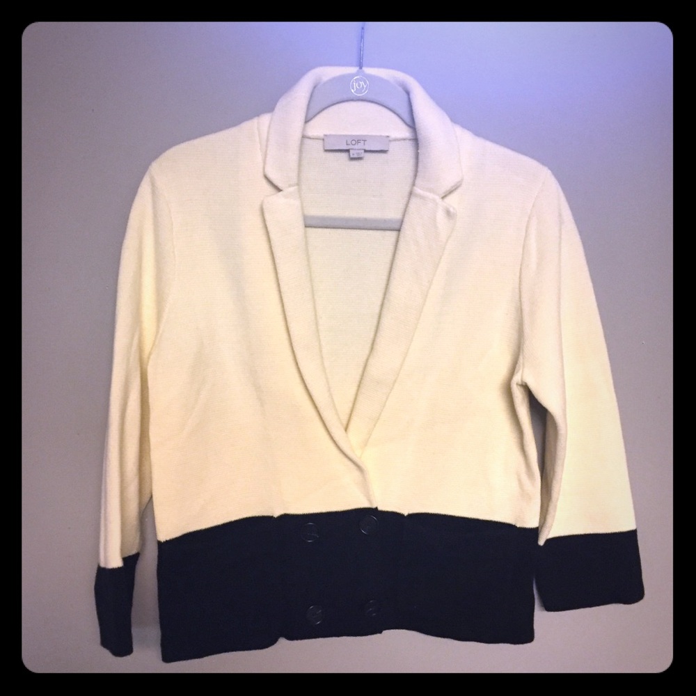 LOFT Sweater Cardigan/Blazer